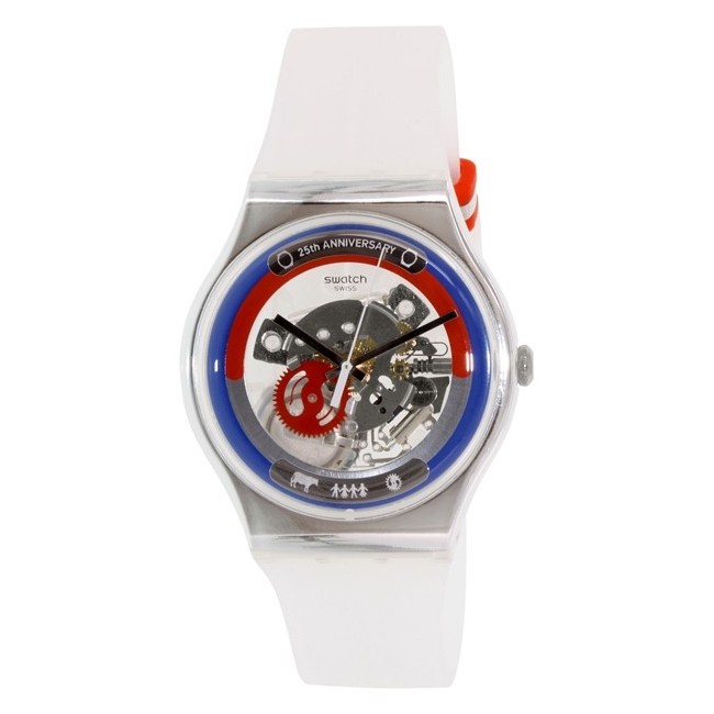 Orologio Swatch New Gent White Silicon Swiss - SUOZ195