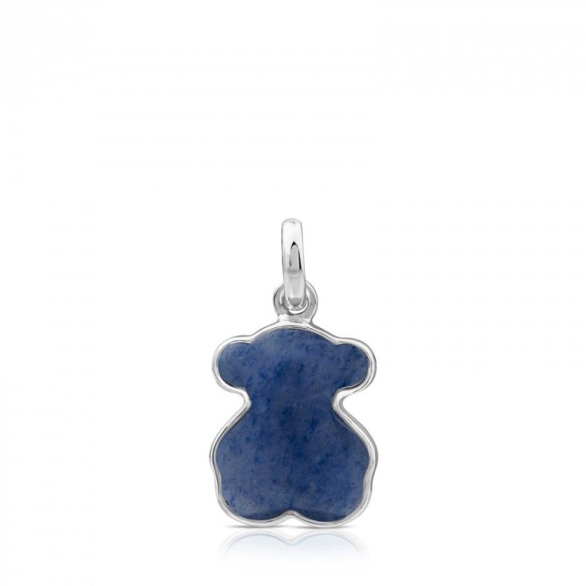 Blue stone pendant Tous bear-615434520