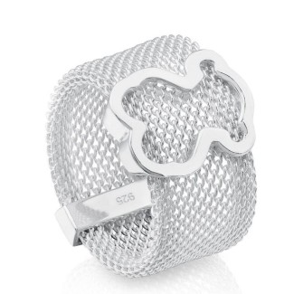 Ring Silber-Mesh 613105541 Tous-Symbol