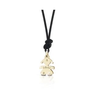 I mini Le Babè Collana con pendente oro giallo bimba