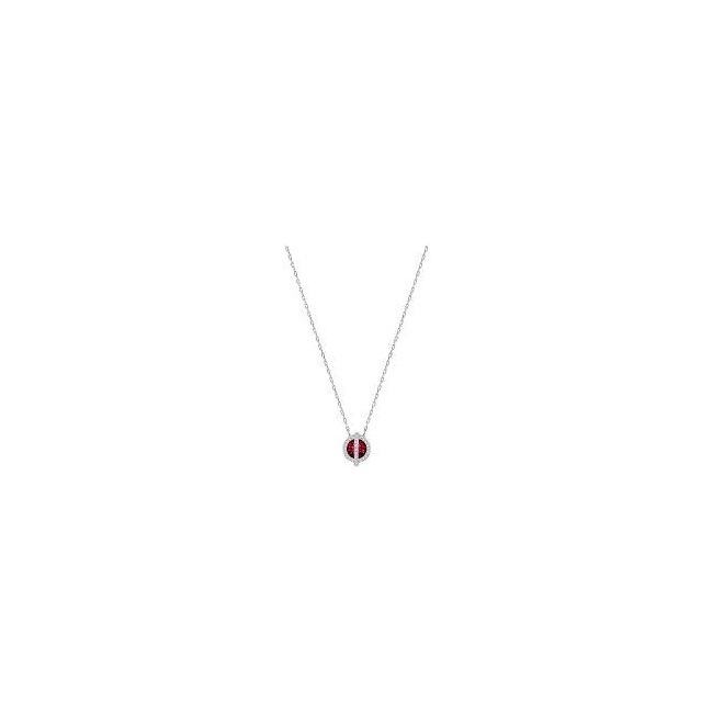 Swarovski necklace Round Ruby-5258513