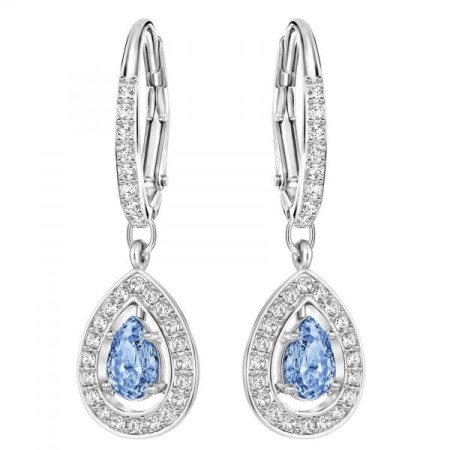 Swarovski Ohrringe anziehen Licht Drop und Kreis-5197459