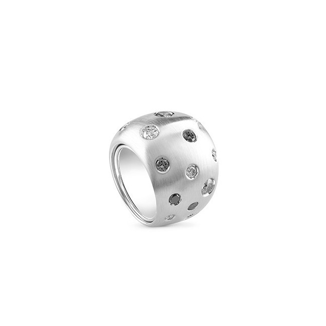 Ring Optical Masterpiece Salvini in white gold and diamonds