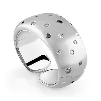 Bracciale Optical Masterpiece Salvini in oro bianco e diamanti