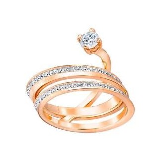 Swarovski Ring Fresh Rosé spiral Medium-5217723