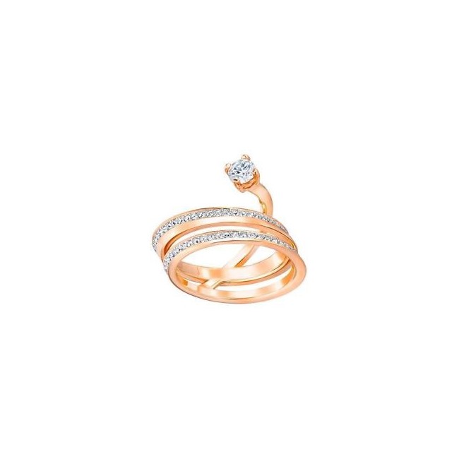 Swarovski Ring frischer Rosé Spirale Medium-5217723