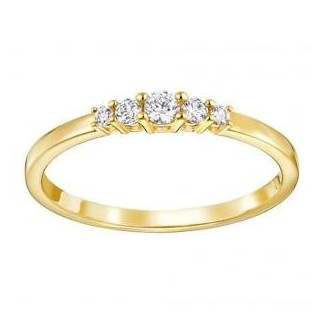Swarovski Anello Frisson fedina dorato- 5257541