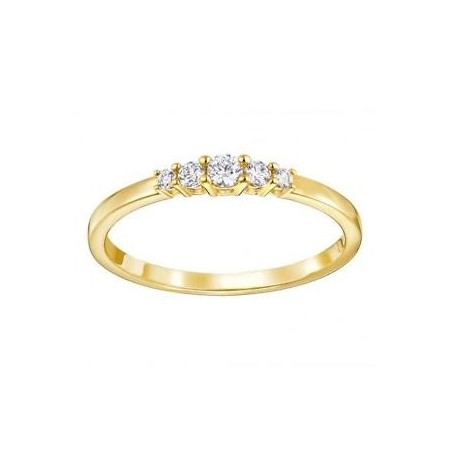 Swarovski Anello Frisson fedina dorato- 5257541