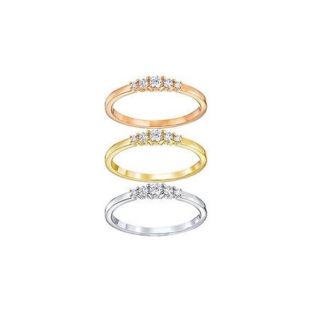 Swarovski Anello Frisson Set fedine tre colori - 5257499