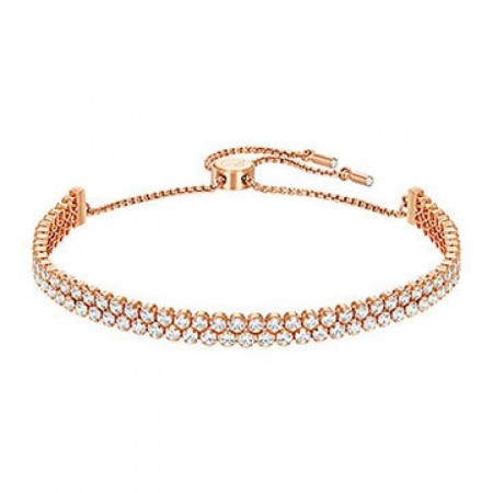 Swarovski Bracciale Subtle tennis Double rosè - 5224182