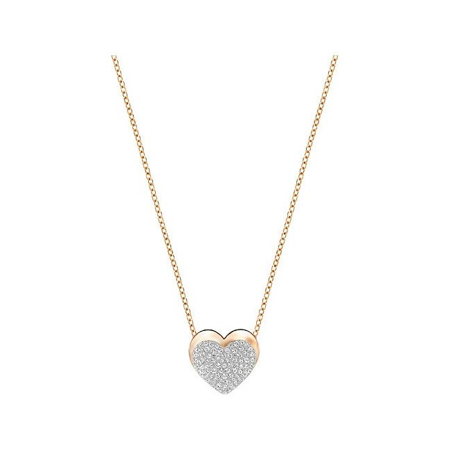 Swarovski pave heart Pendant Necklace Even-5181453