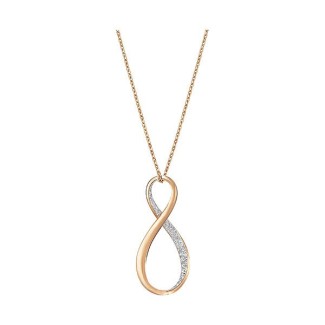 Swarovski Pendant Necklace Exist infinite Rosé-5181490