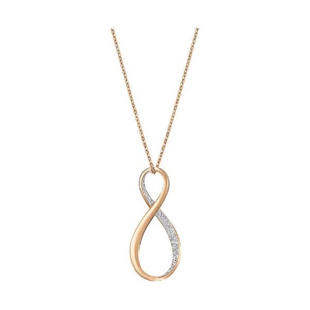 Swarovski Pendant Necklace Exist infinite Rosé-5181490