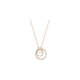 Medium spiral Necklace Swarovski Necklace Flash-5240784