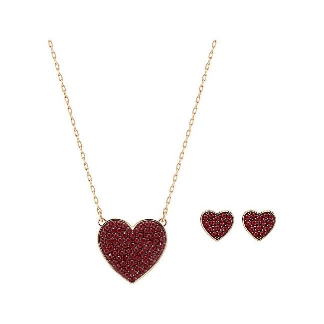 Swarovski Cupid Set cuori rossi - 5198937