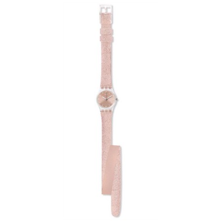 Swatch-Uhr PINKINDESCENT Doppel drehen clitter