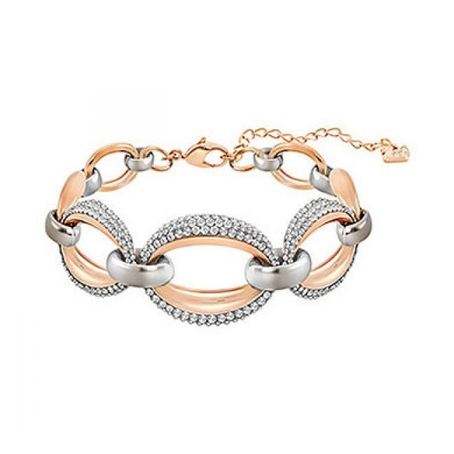 Bracciale Swarovski Circlet catena pavè cristalli - 5153437