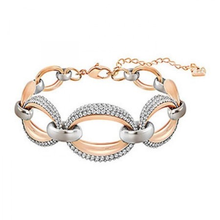 Bracciale Swarovski Circlet catena pavè cristalli - 5153437