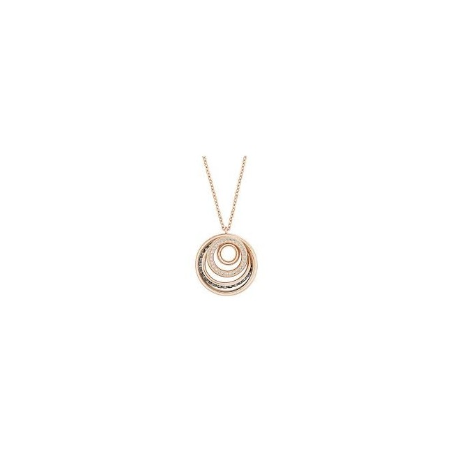 Dynamic spiral Pendant Swarovski necklace Medium-5,143,413