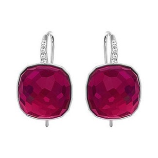 Swarovski Crystal Red-Dot Earrings Pave and 5158581