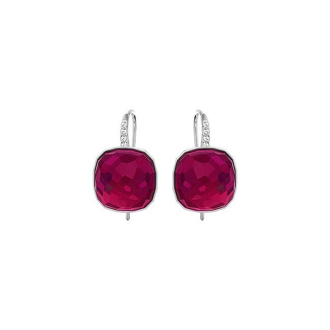 Swarovski Crystal Red-Dot Ohrringe ebnen und 5158581