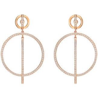 Flash-Kreis Anhänger Swarovski Ohrringe-5238200