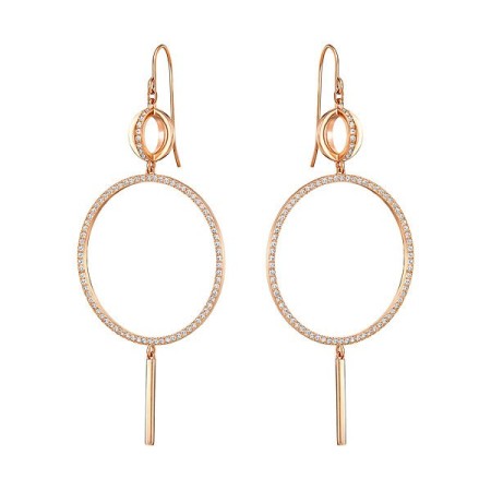 Flash-Kreis-Long Drop Ohrringe Swarovski 5240785