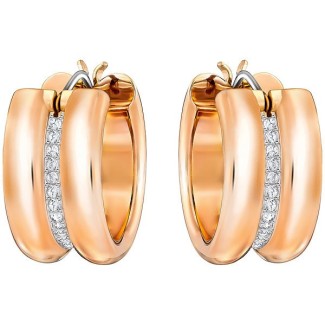 Swarovski earrings Further Hoops circles-5224976