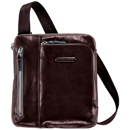 Borsello in pelle Piquadro Blue Square marrone - CA1816B2/MO