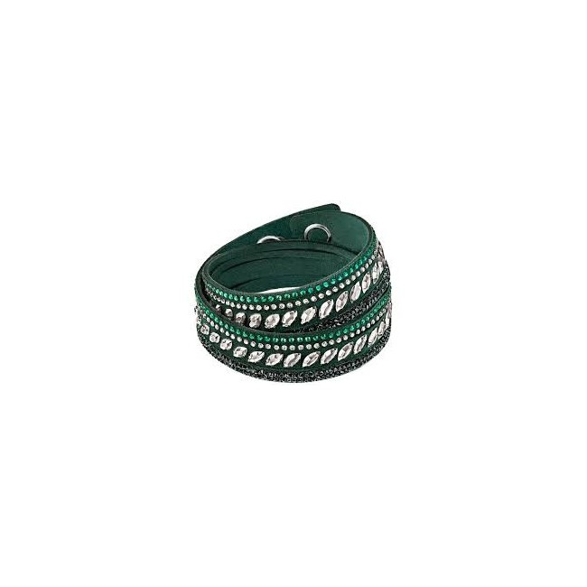 Swarovski Bracciale Slake Pulse Bracelet Rock Green tssuto - 5225968