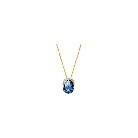 Swarovski Collana Freckle pavè e cristallo blu - 5226100