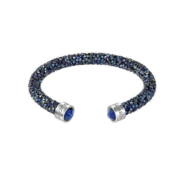 Swarovski Crystaldust bracciale 1 giro blue M