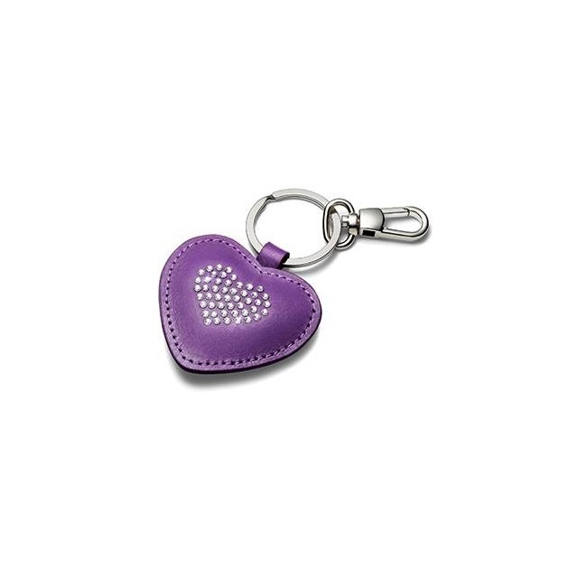 Swarovski crystals and fabric Keychain-Swarovskikey