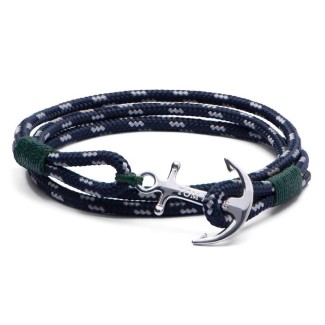 Bracciale Tom Hope con Ancora e Cordino Blu-Verde - Southen3