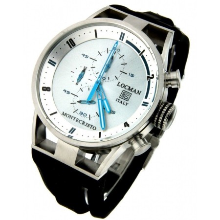 Locman watches Montecristo Crono quartz Silver Ref. 510
