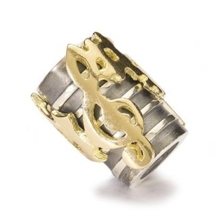 Trollbeads Alleluia in argento e oro - 41819