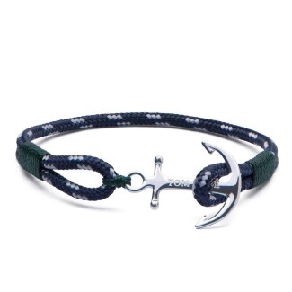 Tom Hope bracelet with anchor and blue lanyard green Southern Green