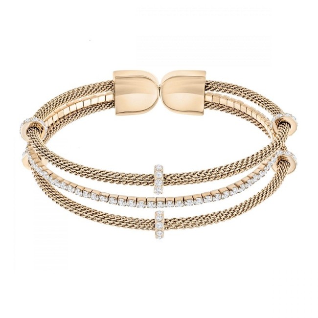 Swarovski Bracciale rigido Gate rosè - 5252864