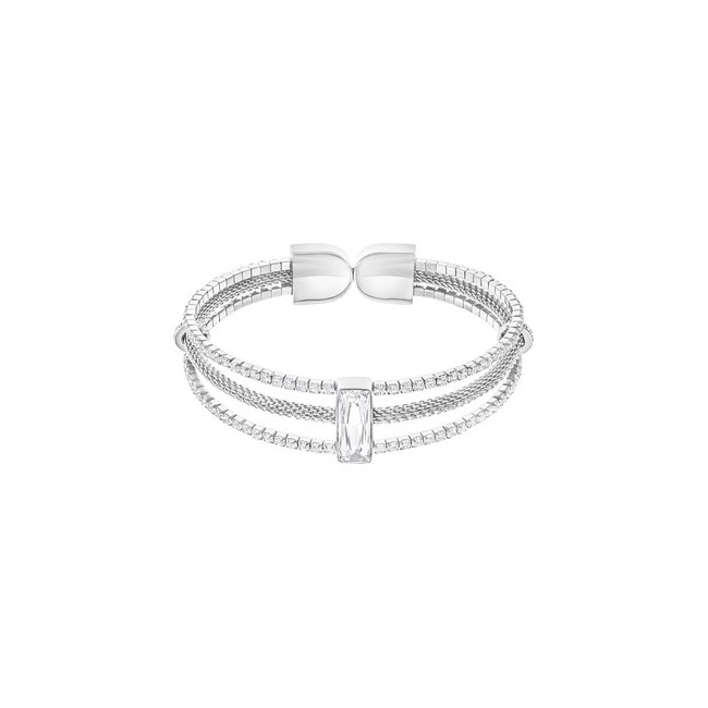 Swarovski Bangle Gate, white with pave-5271707