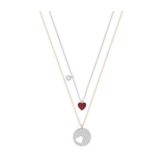 Swarovski Crystal pendants Set Wishes red heart-5255351