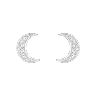 Swarovski Crystal Earrings Wishes white moon