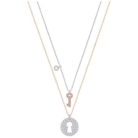 Swarovski Set di pendenti Crystal Wishes chiave rosa - 5272240
