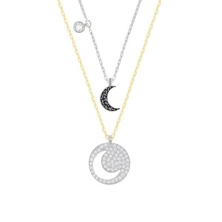 Swarovski Set di pendenti Crystal Wishes luna nera
