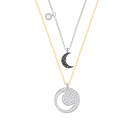 Swarovski Set di pendenti Crystal Wishes luna nera