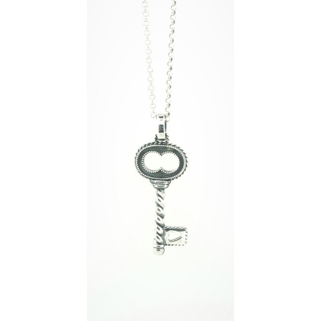 Eight large silver key necklace Jewelry line Torcolo