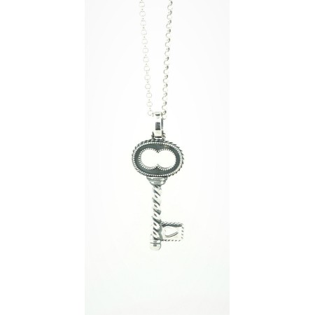 Eight large silver key necklace Jewelry line Torcolo