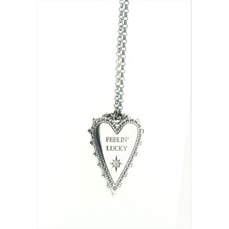 Acht große Herz Schmuck Halskette Feelin' Lucky mit borhie