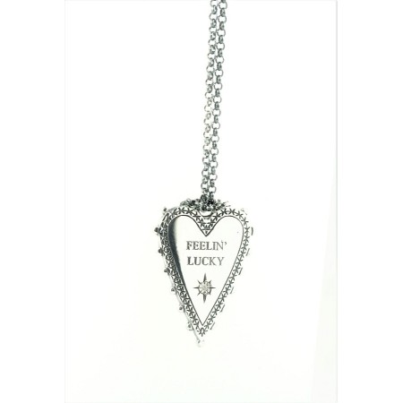 Acht große Herz Schmuck Halskette Feelin' Lucky mit borhie