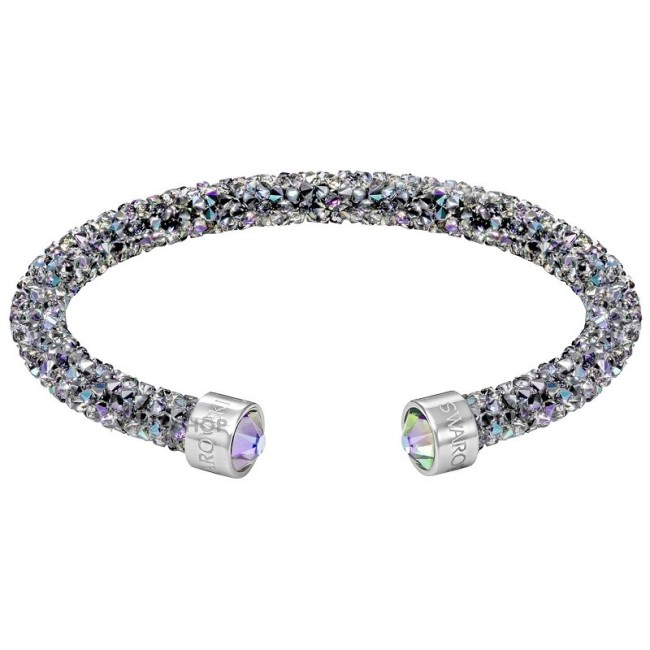 Lila Swarovski Armband Crystaldust M eine Runde-5273639
