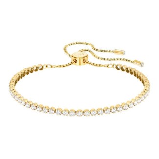 Swarovski Crystal gold plated Bracelet white-5274305 Subtle Tennis